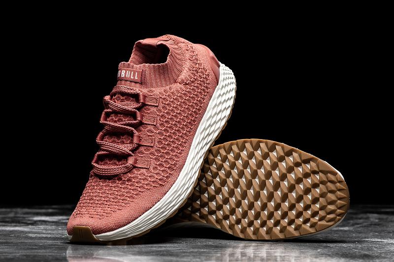 Red Nobull Redwood Knit Runner Women's Running Shoes | CA H1776A